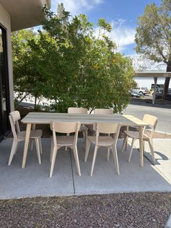 7 Piece IKEA  Dining Set ( Can Deliver For $10 )