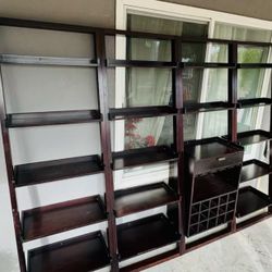 Oak  Bookshelf/winery 