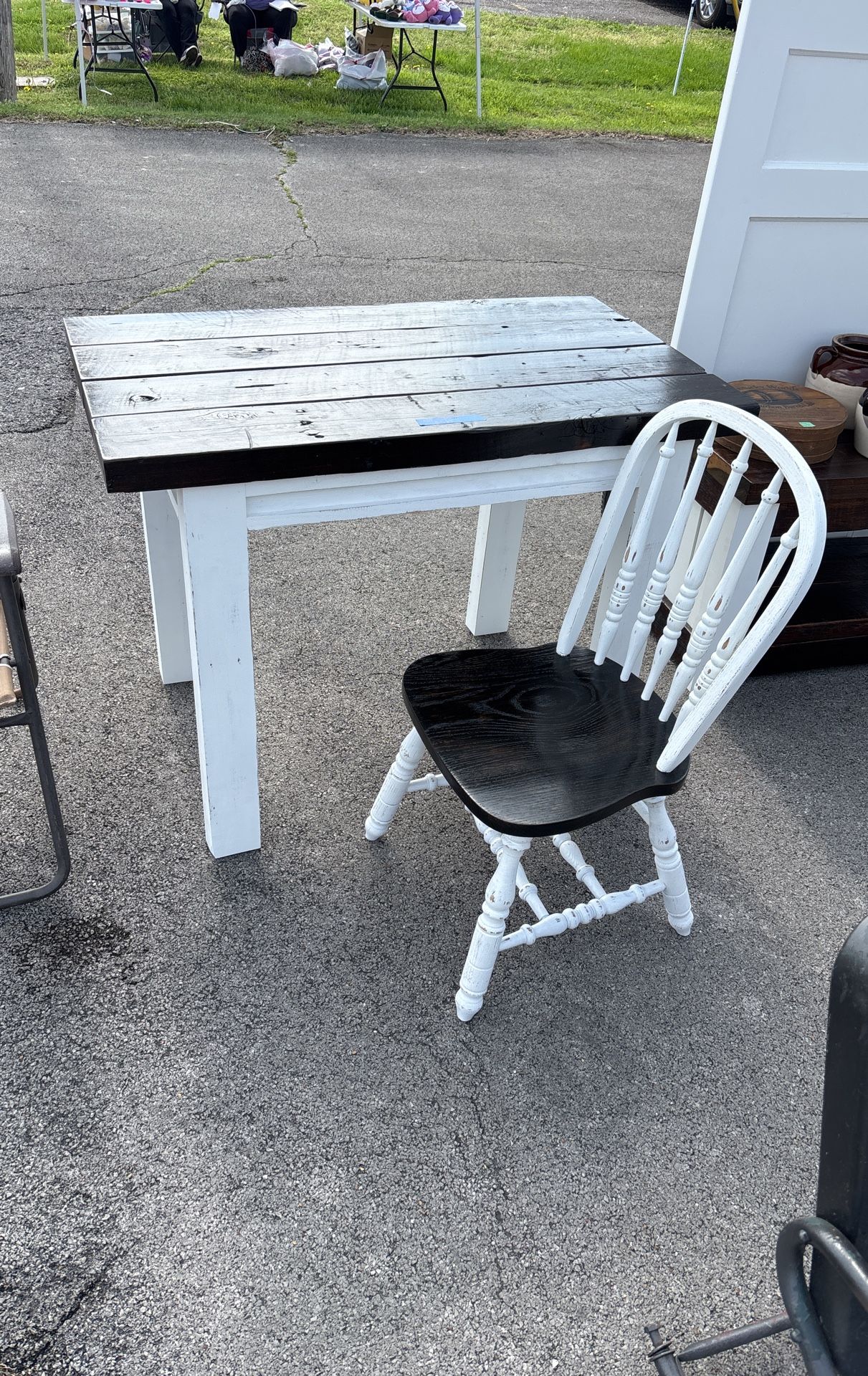 Barnwood Desk And Chair