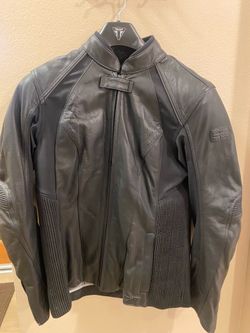 Triumph women’s leather motorcycle jacket