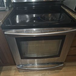 Samsung glass-topped stove and oven