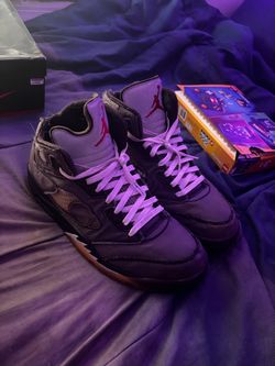 Jordan 5 Off  White Muslin