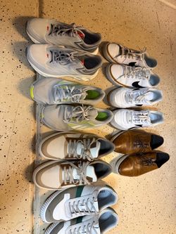 Mixed Lot of Men's Sneakers and Dress Shoes