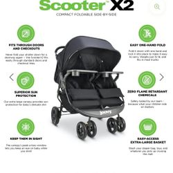 Joovy Scooter Side By Side Double Stroller