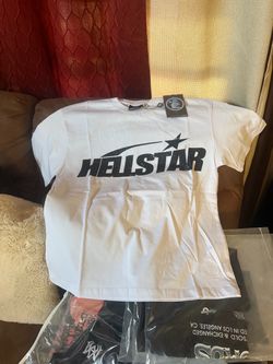 Hellstar White Graphic T-Shirt with Tags