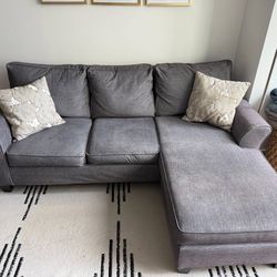 Gray Sofa Chaise