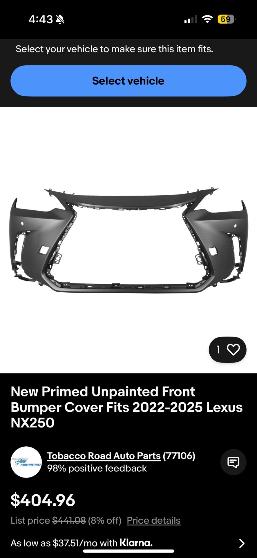 Lexus Bumper