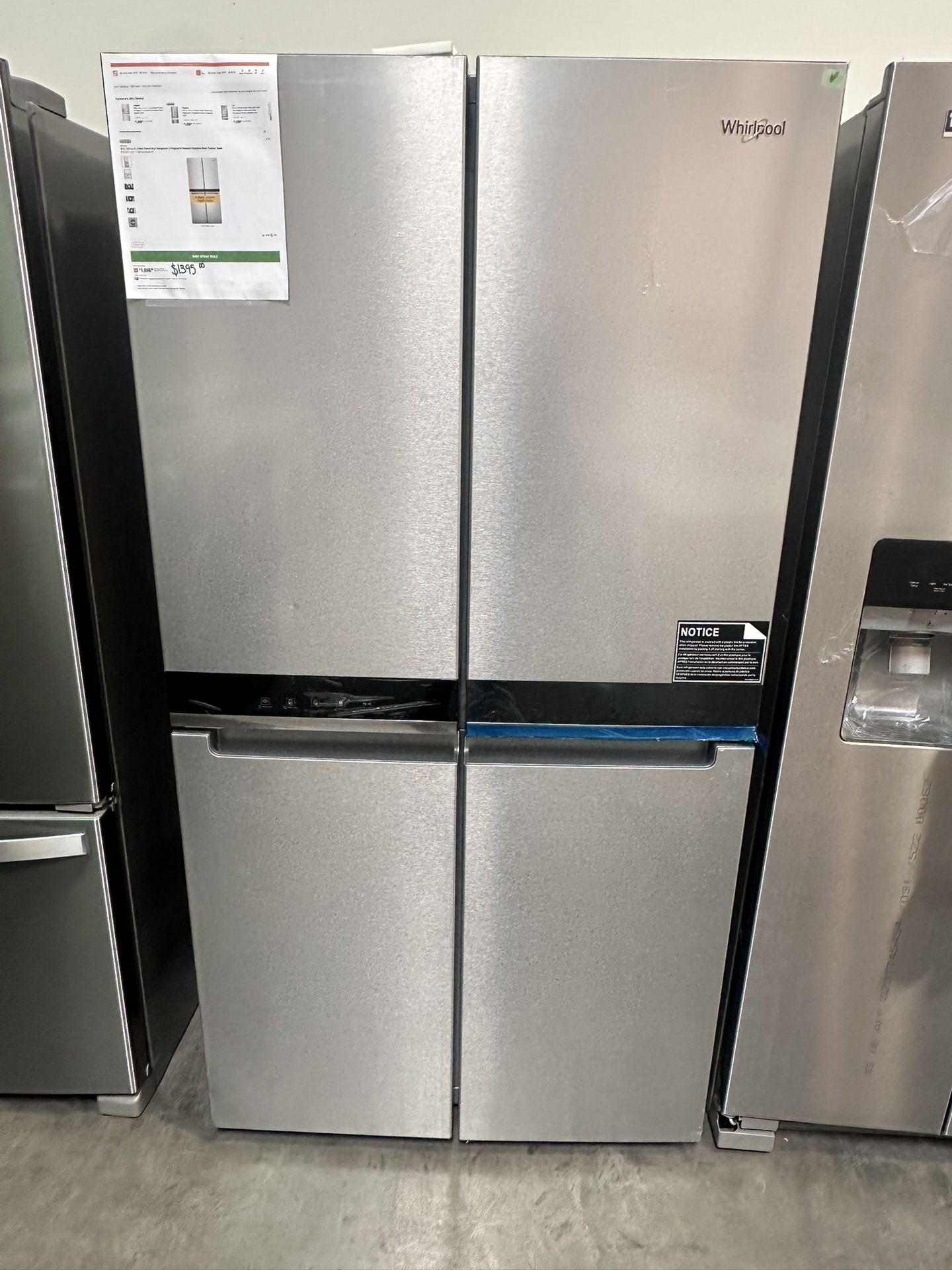 Whirlpool 4 Door Fridge