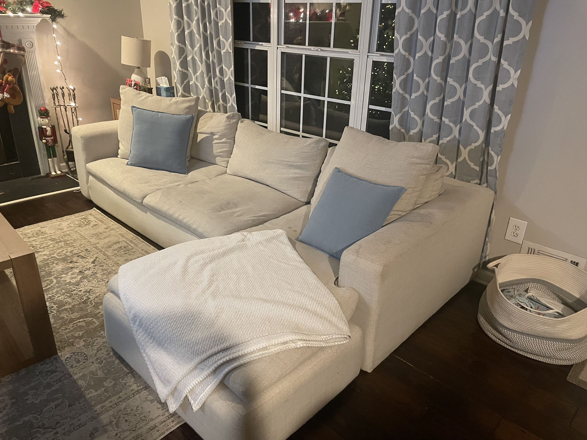 FREE: Living Spaces Shuffle Couch With Reversible Chaise