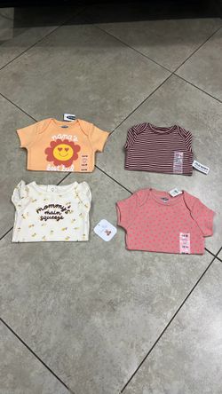 Old Navy Baby Girl’s Onesies and Rene Rofe Baby Onesie, Size 3-6 Months