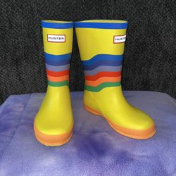 Hunter Kids’ Rain Boots Size 10