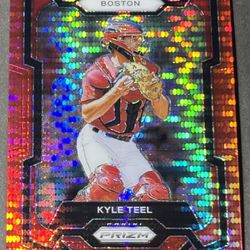 Kyle Teel 2024 Panini Prizm Red Pulsar /399 
