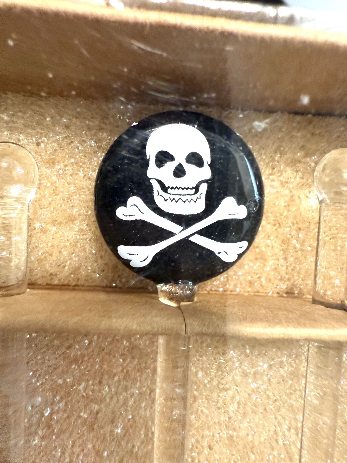 Horror D'Oeuvres Skull & Crossbones Drink Stirrers by Two's Company - Set of 6