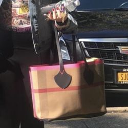 Authentic Burberry Tote Bag Large 