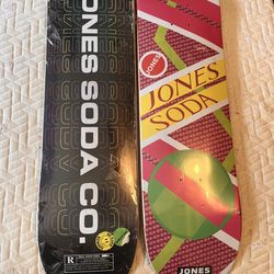 Jones Soda Caps For Gear Promo Skateboard Decks