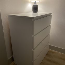 IKEA Four Drawer White Dresser