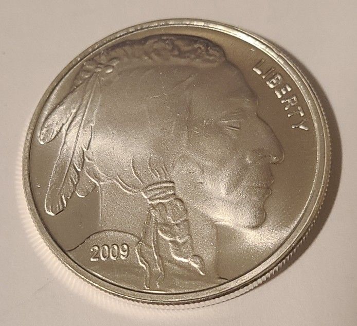 2009 1 oz Buffalo Silver Round (.999 Fine Silver)