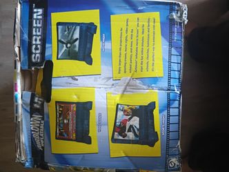 Airborne inflatable movie screen