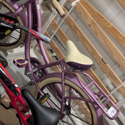 Purple Bike With Name Tag That Say Baby Girl