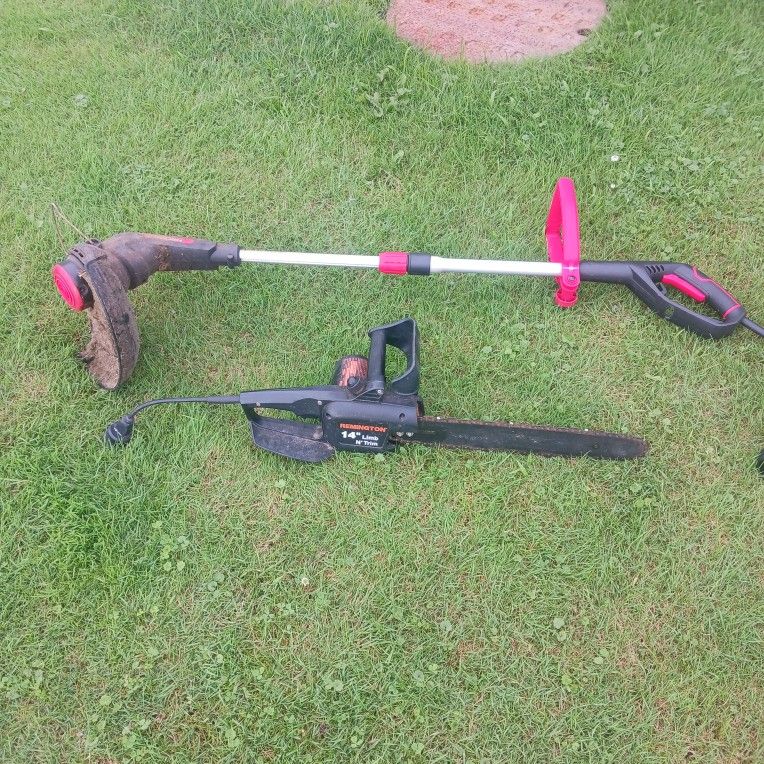 Hyper Tough Weed Eater And Remmington 14" Saw