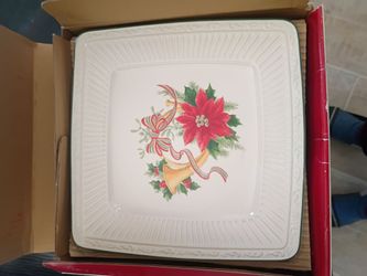 Christmas Italian plates