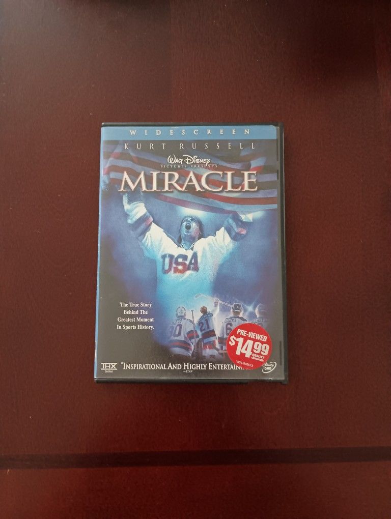 3/$10 🌟 Disney Miracle DVD