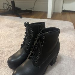 Heel Combat Boots