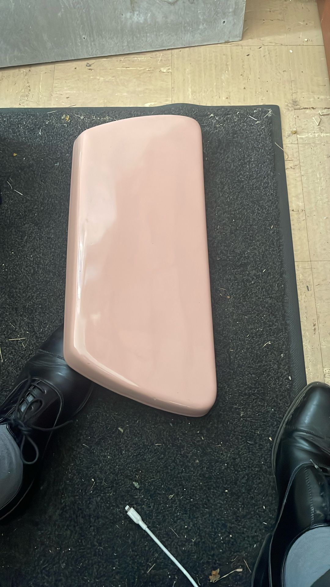 Pink Toilet Tank Lid. Relive The 70’s Or Gag Gift