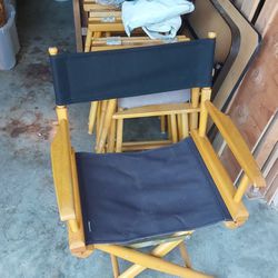 DIRECTOR CHAIRS (7) - Wood