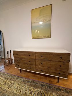 West Elm Reclaimed Wood 6 Drawer Dresser