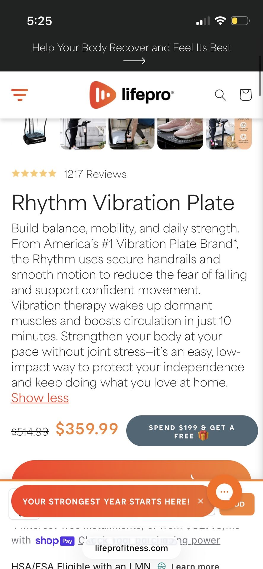 Rhythm Vibration Plate