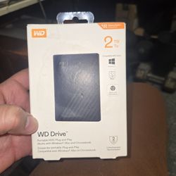 WD 2TB Hard Drive 