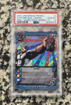 2021 Universus All Might Capture Evil Doers 1st Edition PSA 10