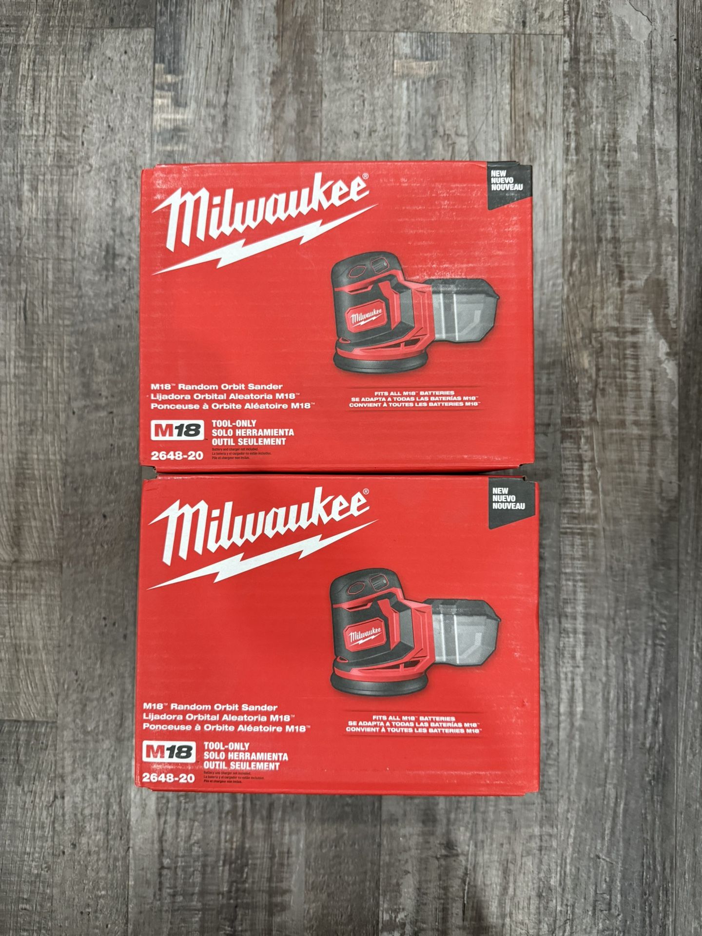Sander Milwaukee M18 (each)