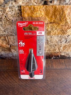 Milwaukee #9 Step Drill Bit.