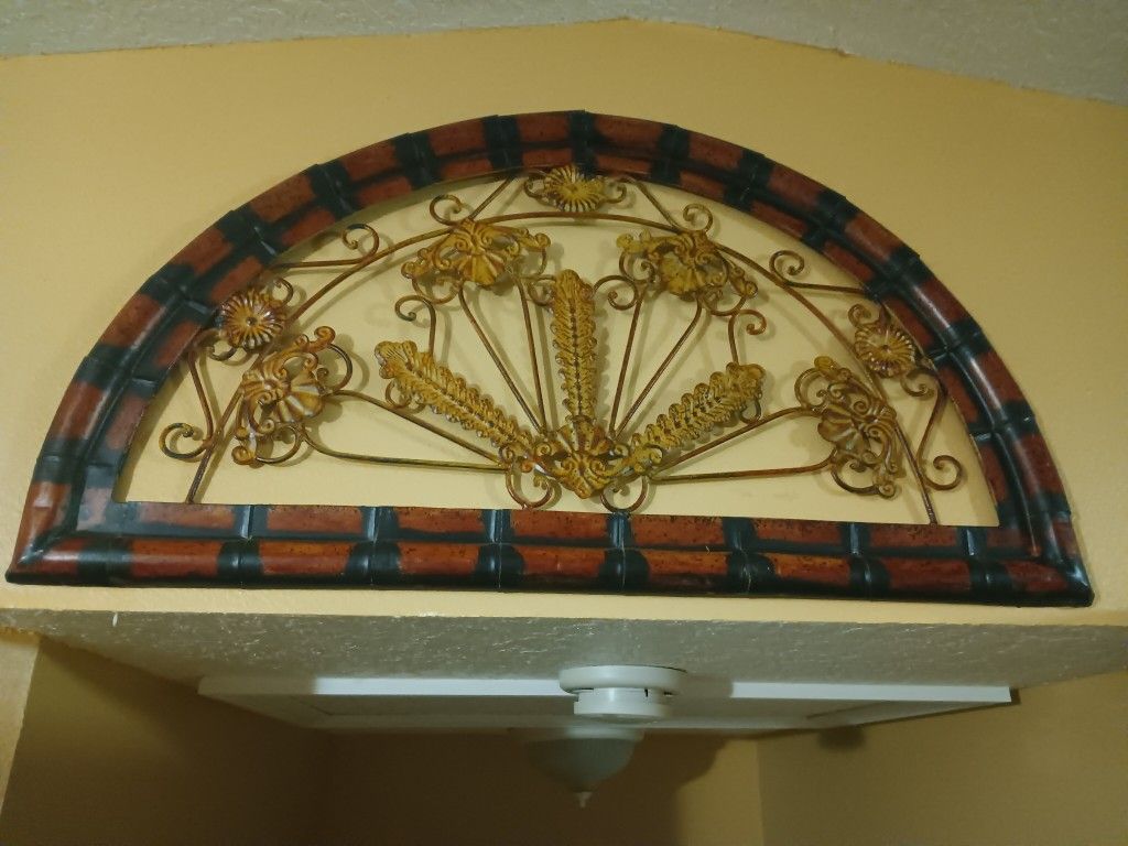 Half Moon Metal Wall Decor