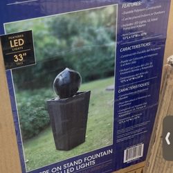 Sphere On Stand Water Fountain 