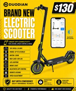 New electric scooter