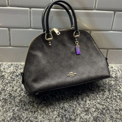 Coach Bag, Katy Satchel In Signature Canvas 
