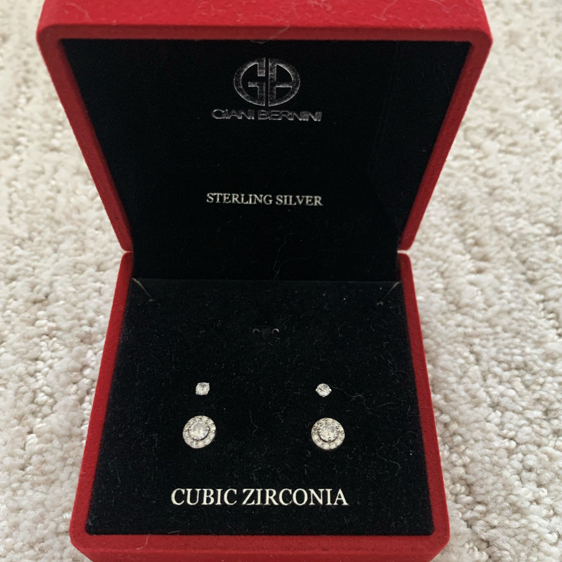Giani Bernini Sterling Silver Cubic Zirconia Earrings
