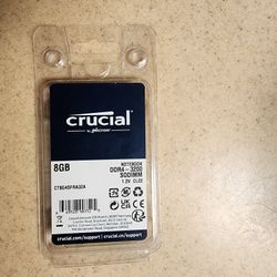 Crucial  8GB DDR4 3200 CL22 Laptop Memory 