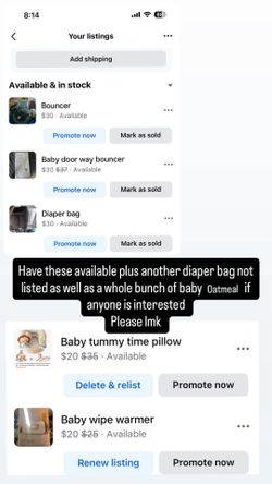 Baby items