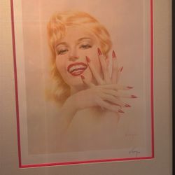 ALBERTO VARGAS / MARILYN MONROE / 1979 RARE SIGNED / Limited Edition