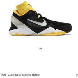 2011 NIKE ZOOM KOBE 7 SUPREME “DEL SOL” SZ 11