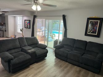 Reclining couch set