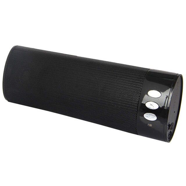Portable Wireless Bluetooth Stereo Button Smart Speaker For Phone Laptop Table PC Black
