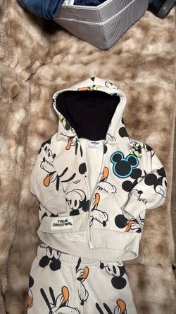 Mickey Mouse Kids Zip-Up Hoodie and Jogger Set
