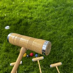 Full Sportcraft Croquet Set (with instructions)