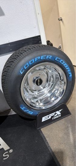 15x12 wheels tires new 5lug with cooper tires