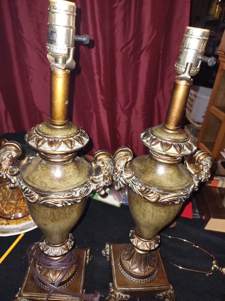 Vintage Ornate Lamps 